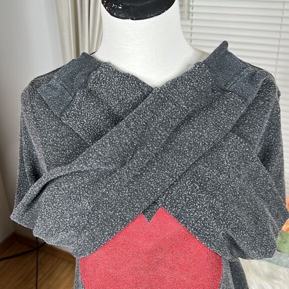 Wildfox Sparkle Heart Jumper Sweatshirt Gray Sz Small - Picture 5 of 8